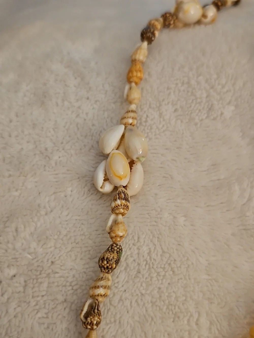 Vintage Set Of Two Hawaiian Seashell Lei Necklaces